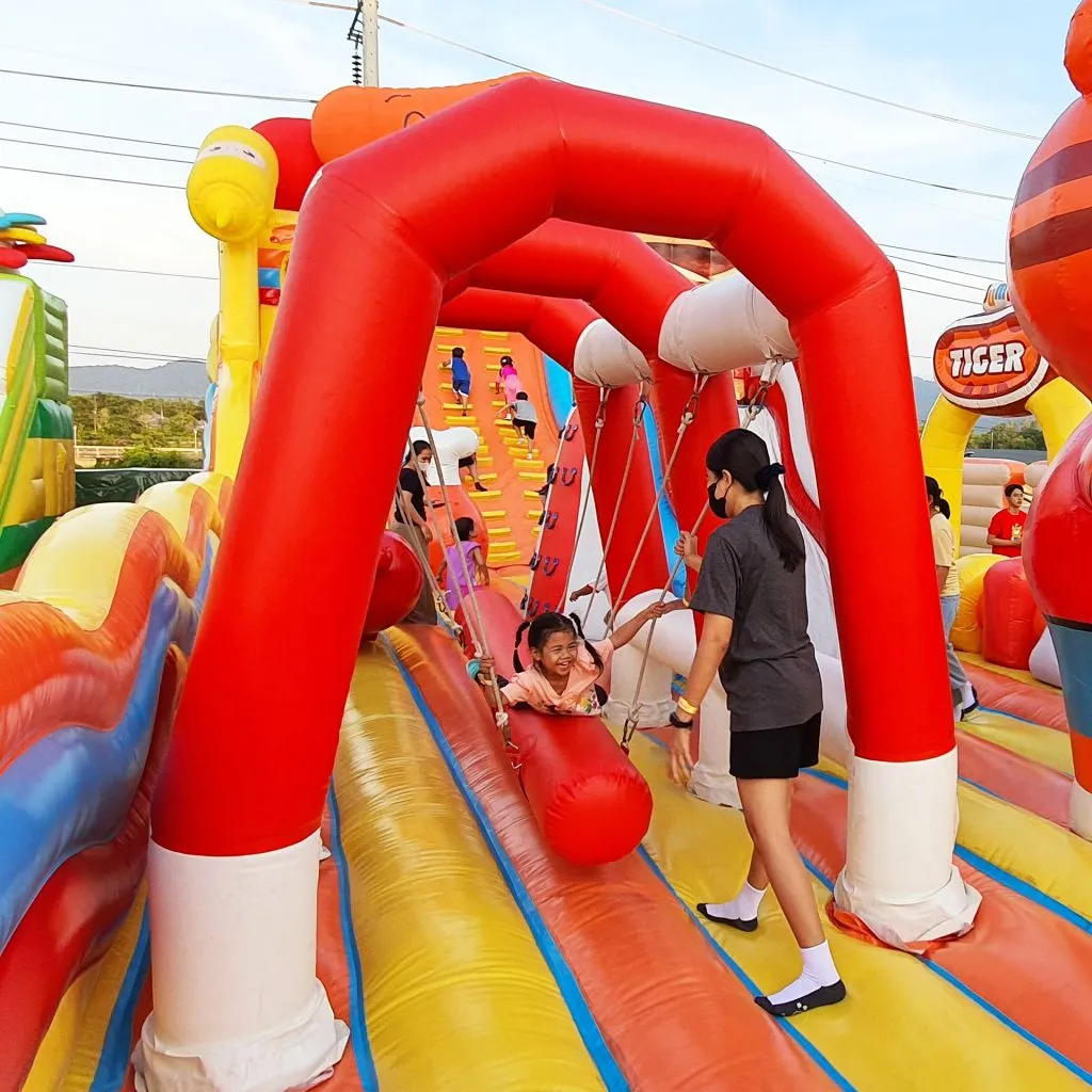 Jumptopia outdoor inflatable playground