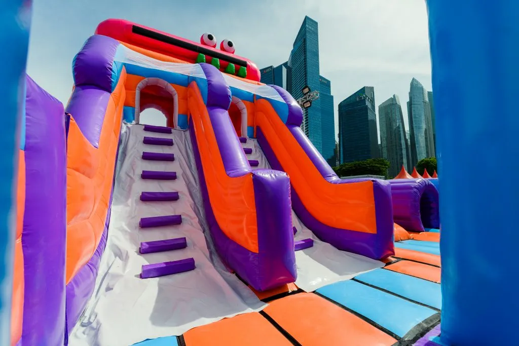 Jumptopia X'mas Celebration inflatable area