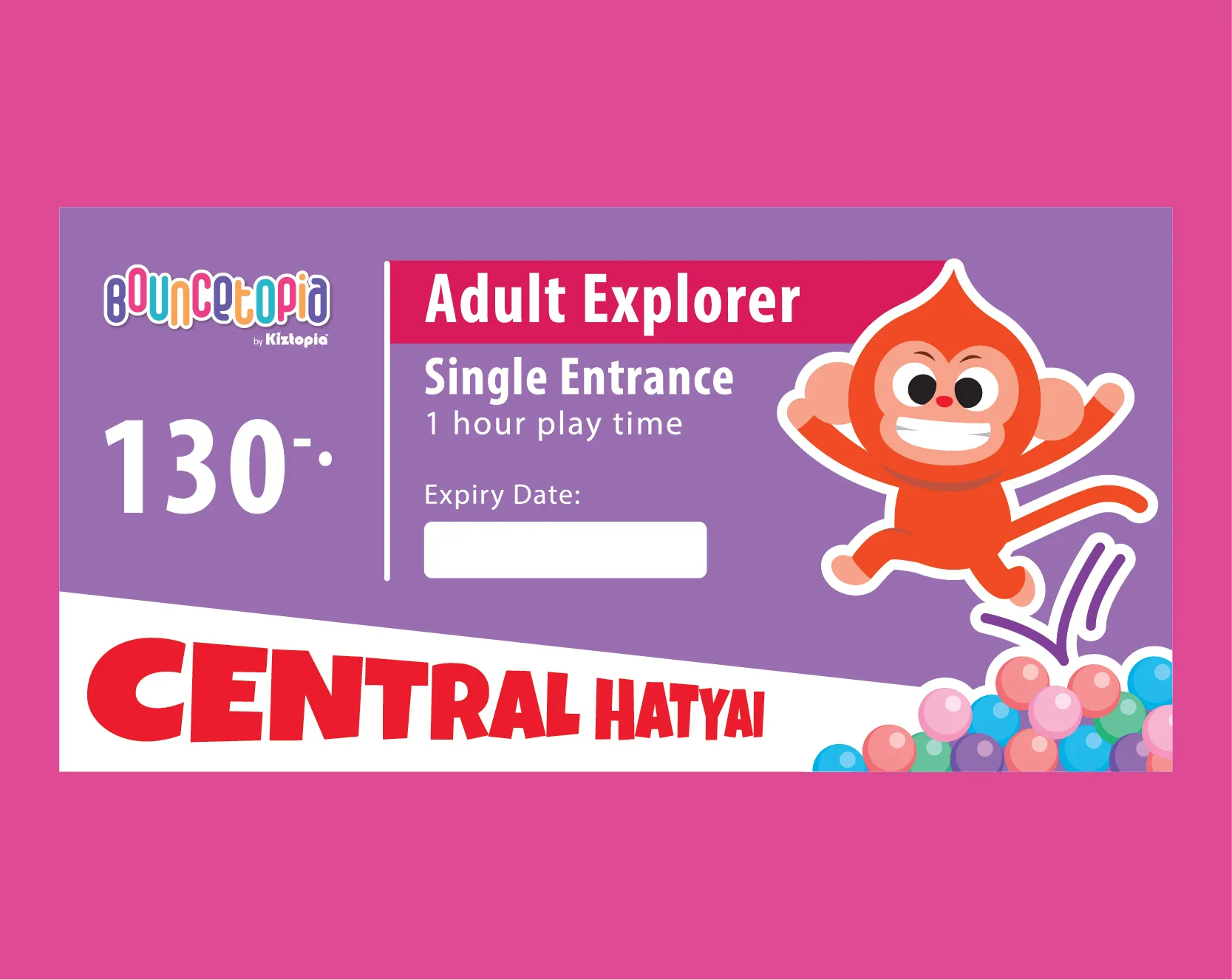 Central Hatyai - Single Admission - Adult (1 hour)