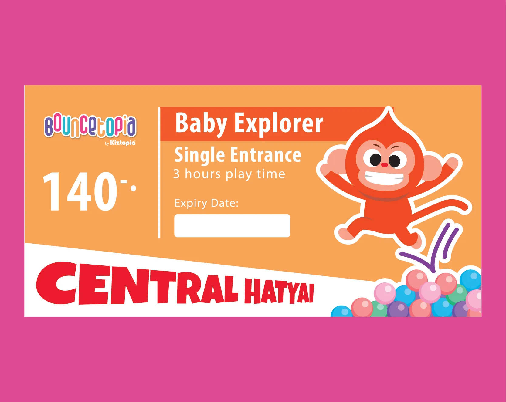 Central Hatyai - Single Admission - Baby (3 hours)