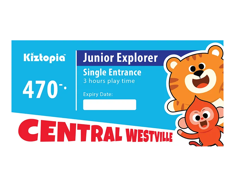 Central Westville - Single Admission - Junior (3 hours)
