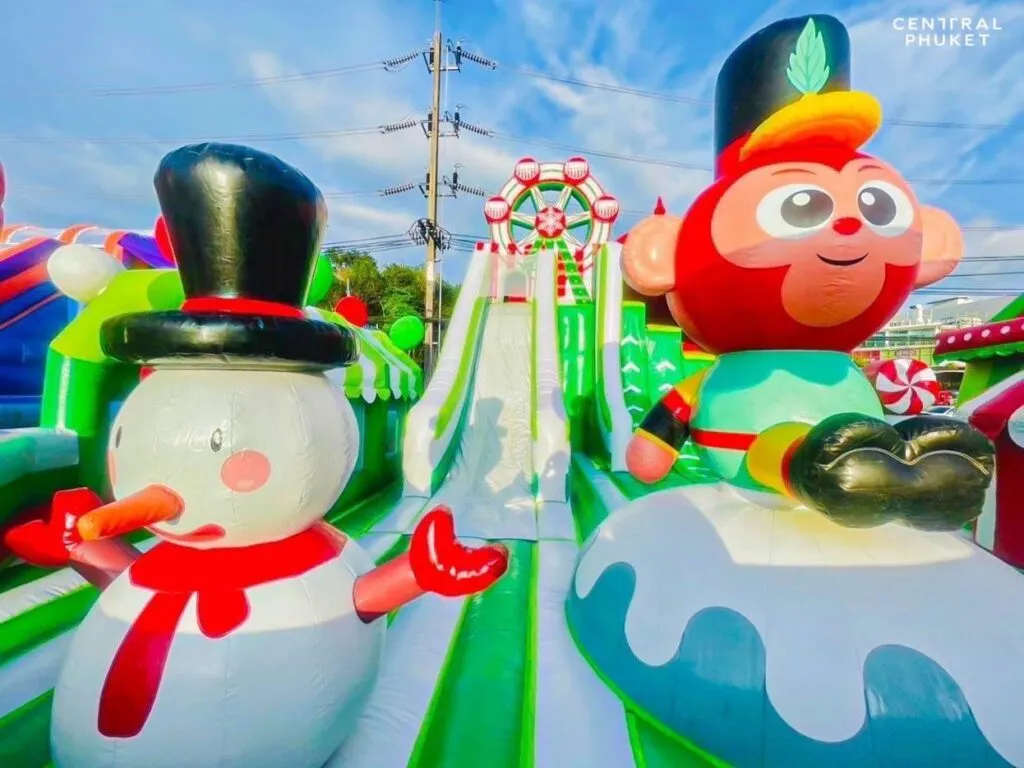 Jumptopia Festive Space inflatable rides