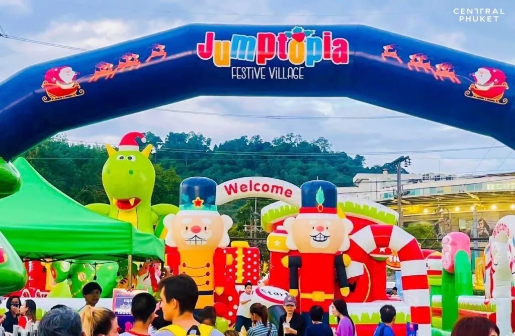 Jumptopia Festive Space activities